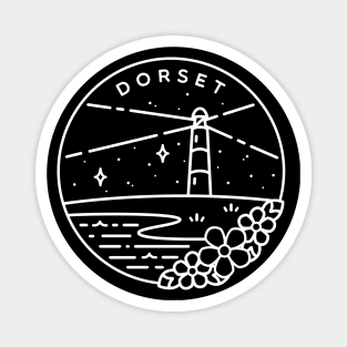 Dorset, South England Emblem - Black Magnet